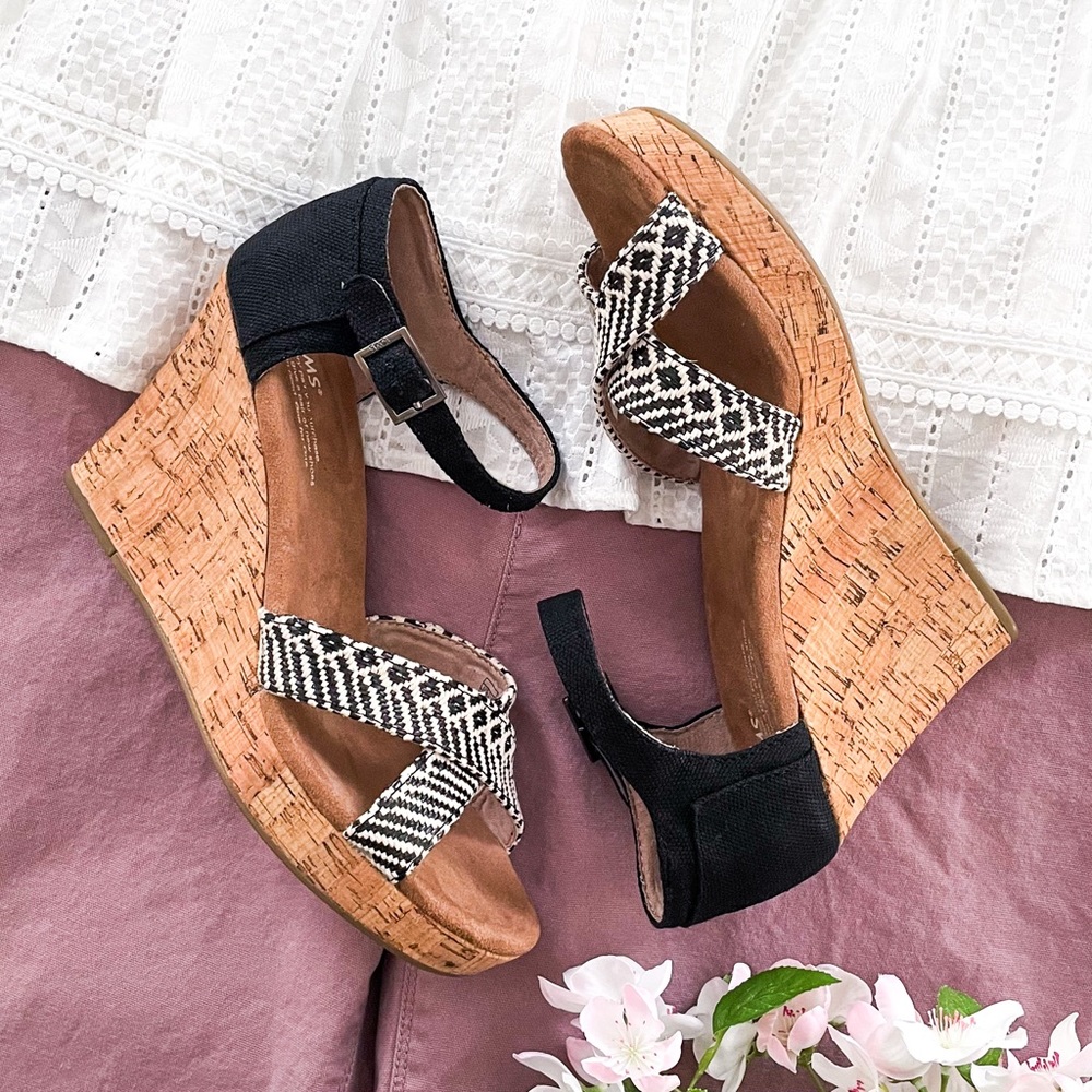 TOMS wedges.